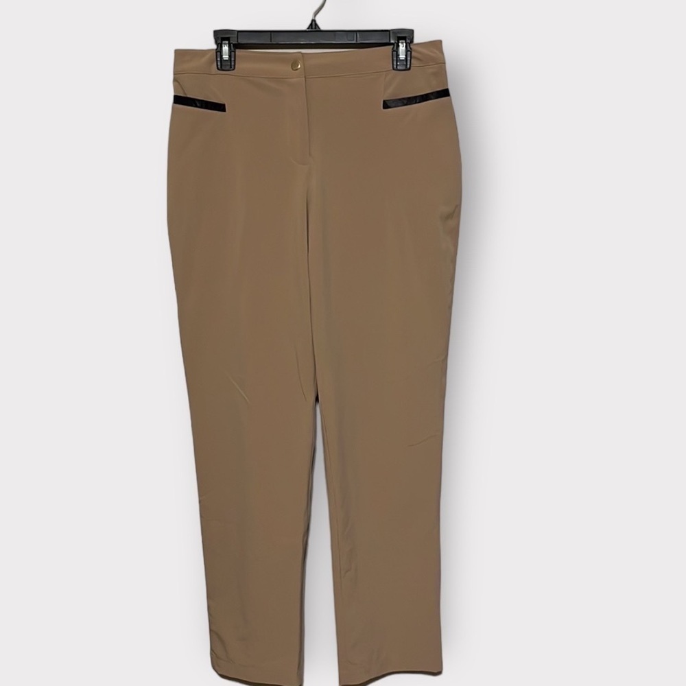 Zenergy by Chicos, tan slacks, size 1 ( 8/sm)